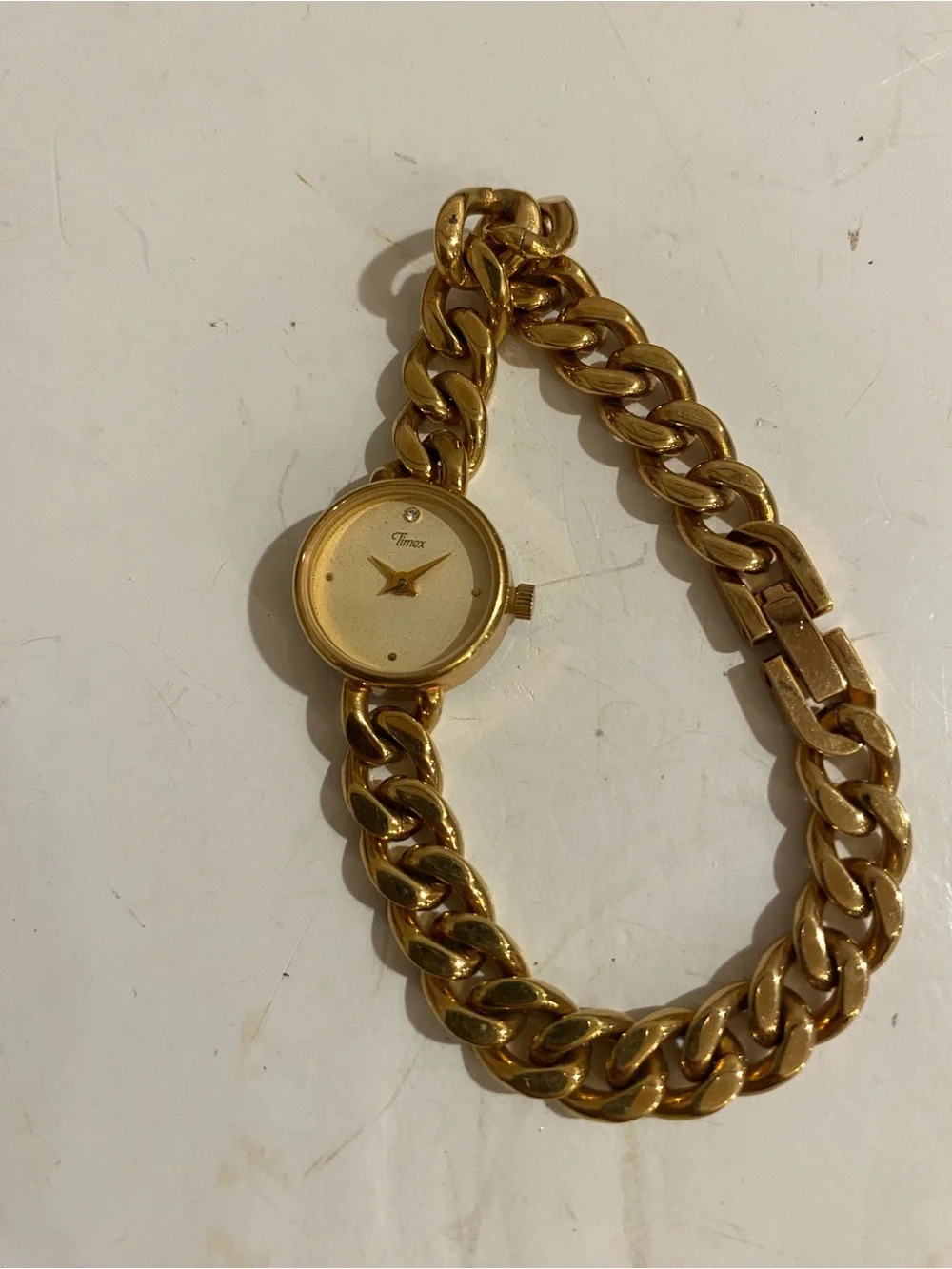 Timex Stainless Steel Goldtone Watch (Needs battery) (RR)